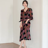 Women Maxi Dress Bow Dress