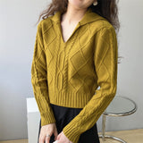Women Winter Knitted Sweater Loose Autumn Sweater 8t8186