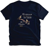 His Eye is on The Sparrow Christian T-Shirt Cotton Unisex