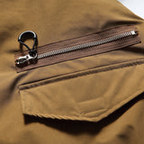 Unisex Winter Cotton Coat Zipper Pocket Decoration Stand-up Collar Cotton-Padded Clothes Vintage Loose Cotton Coat