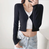 Women Sweater Knitwear Cardigan Women Spring Short Slim Fit Sweater