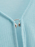 Women Sweater Knitwear Summer Fork Sun Protection Knit Cardigan V-neck Top