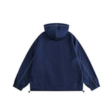 Unisex Jacket Retro Loose Casual Hooded Jacket