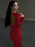 Women Dresse Sexy Sexy Cutout Backless Dress