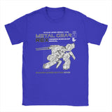 2024Metal Gear Solid Rex Manual T-Shirts Men Funny