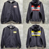 Vetements Hoodie Loose Zip Sweatshirt Coat Hoodie