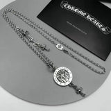 Chrome Hearts Necklace Vintage Male Female Angel Sword Cross Pendant