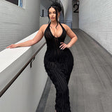 Women Dresses Sexy Backless Sheath Dress
