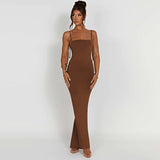 Women Dresses Summer Sexy Backless Spaghetti Straps Dress