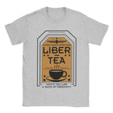 Men's T-Shirts Liber Tea Helldivers Game Vintage Cotton Tees