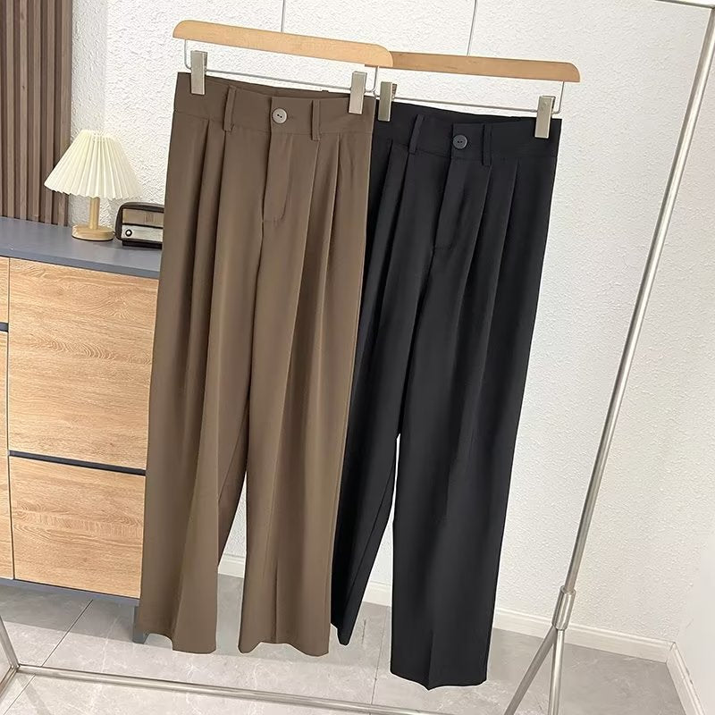 Women Sweatpants Autumn and Winter Wide-Leg Pants Loose Trousers