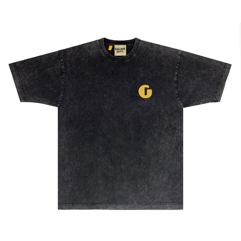 Gallery Dept T Shirts Tee Shirt Washed and Worn Short Sleeve T-shirt Blouse