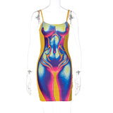 Women Dresses Spring Sexy Backless Slim Fit Sling Dress