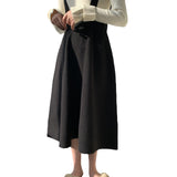 Women Knitted Skirt Suspender Skirt Casual Skirt