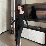 Women Dresses Long Sleeve Dress Autumn Winter Long Dress