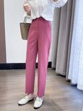 Women Sweatpants Spring Loose Split Suit Pants