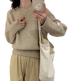 Women Knitwear Autumn Winter Sweater Loose Sweater