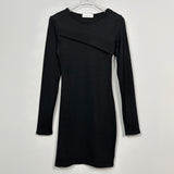 Women Dresses Mesh Long Sleeve Dress Sexy Hip Skirt Skirt