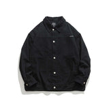 Unisex Shirts Autumn Arc Splicing Coat