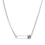 Chrome Hearts Necklace Cross Pin Vintage Minimalist Collarbone Chain