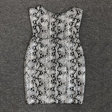 Women Evening Dress Sheath Bandage One-Piece Dress