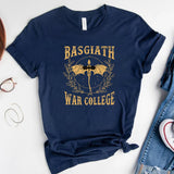 Fourth Wing Basgiath War College T-shirt Retro Dragon