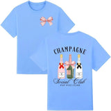 Champagne Social Club Shirt Champagne Social Club Drinking