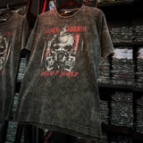 Pearl Jam T Shirts Nirvana RAMONES ACDC Washed Vintage Old Rock T-Shirt