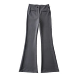 Women Sweatpants Spring Slim Fit Sheath Bell-Bottom Pants Casual Trousers