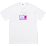 Men T-shirts 21SS TV Tee Small TV Antenna Cake BoxLogo Loose Short Sleeve Crew Neck