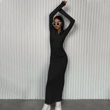 Women Dresses Winter Slim-Fit Hood Sports and Leisure Dress