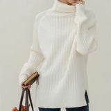 Women Knitwear Autumn and Winter Turtleneck Knitwear Slim Fit Clothes
