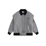 Unisex Jacket Vintage Jacket Women's Loose Houndstooth Jacket