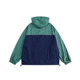 Unisex Jacket Vintage Loose Hooded Coat Sun-Protective Clothing Lightweight Jacket
