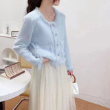 Women Knitwear Autumn and Winter round Neck Tassel Sweater