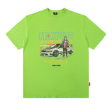Men T Shirt Couple Short Sleeve T-shirt Men and Women Vibe Retro Half Sleeve T-shirt