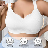 Full figure bra women's push-up lace