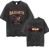 Basgiath War College Vintage Washed T Shirt Fourth Wing Drag