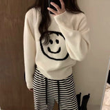 Women Knitted Pullover Autumn and Winter Sweater Casual Knitted Top