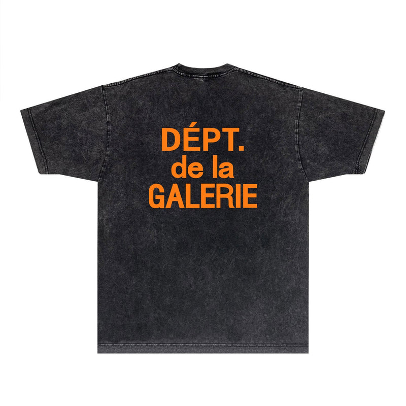 Gallery Dept T Shirts Tee Shirt Washed and Worn Short Sleeve T-shirt Blouse