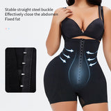 Shapewear Bodysuit Adjustable Straps Butt-lifting Design Hook Eye Closure