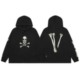 Vlone Hoodie Autumn and Winter Skull Big V Letter
