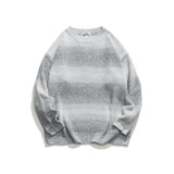 Unisex Sweater Winter Gradient Striped Sweater