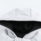 Unisex Winter Cotton Coat Hooded Warm Cotton Jacket Vintage Both Sides Wearable Cotton Clothes