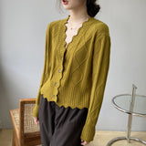 Women Cardigan Sweater Autumn Long Sleeve Cardigan 8t8190
