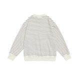 Unisex Hoodie Autumn Striped Printed Sweater