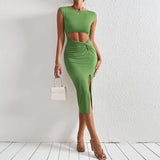 Women Dress Sexy Cutout Hip Knitwear Dress