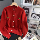 Women Knitwear Spring Sweater Coat Loose Knitted Cardigan