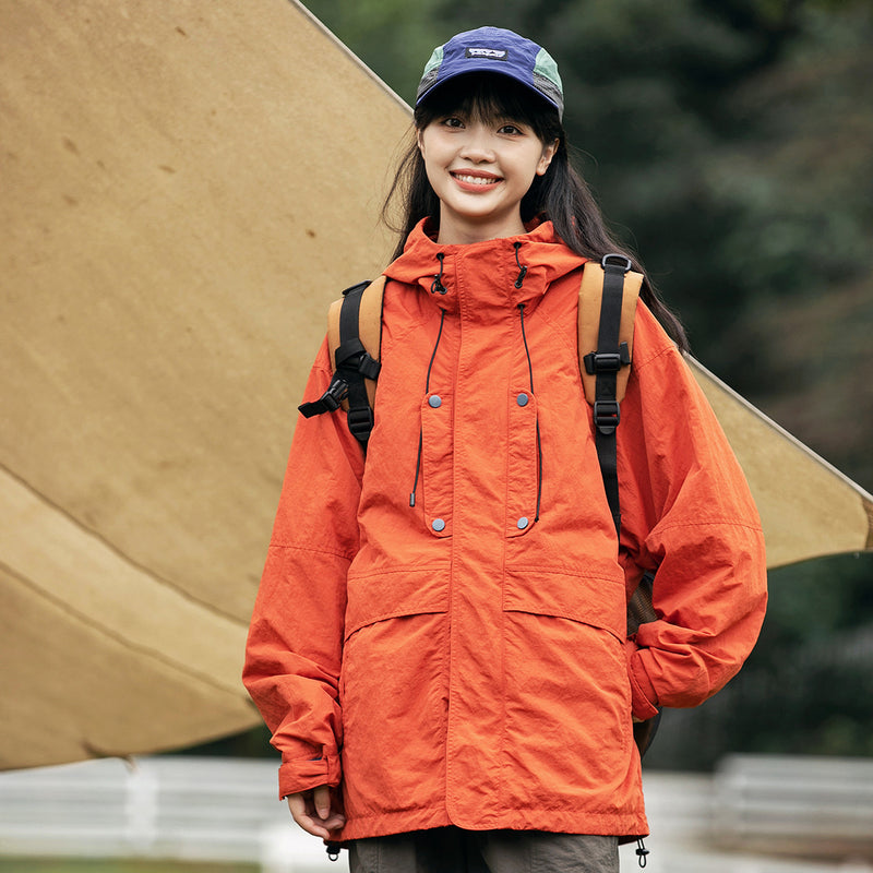 Unisex Jacket Autumn Outdoor Work Clothes Hooded Jacket