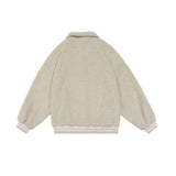 Unisex Jacket Autumn Woolen Embroidery Mark Jacket